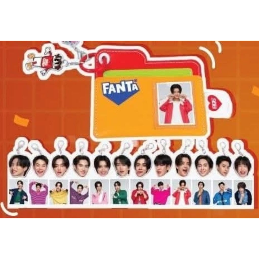 การ์ดแฟนต้าBUS พวงกุญแจ กระเป๋า Fanta x Bus