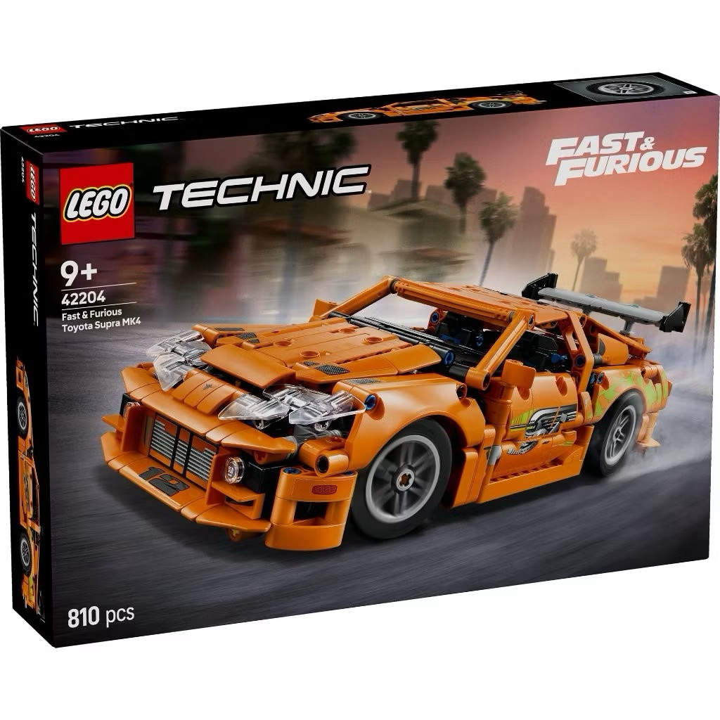 LEGO Technic 42204 Fast and Furious Toyota Supra MK4 (810 Pieces)