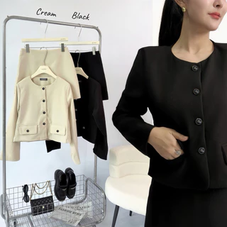 K001 / Elena Jacket เสื้อคุมแขนยาว และ กระโปรง (ขายแยกชิ้น)