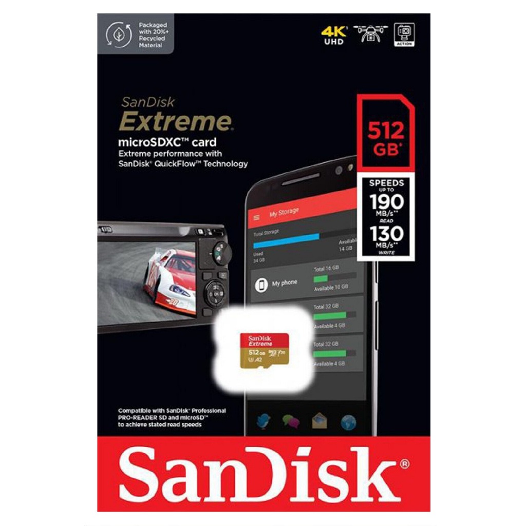 SanDisk 512GB Extreme Micro SDXC