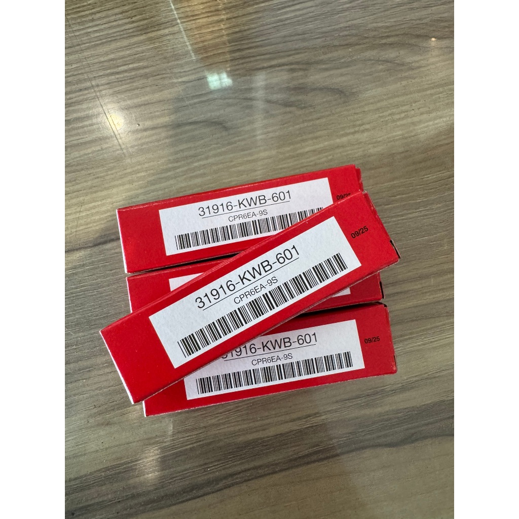 หัวเทียนฮอนด้าเวฟ110i HONDA NGK WAVE110i 2009-20, DREAM110i ทุกรุ่น(CPR6EA-9S) 31916-KWB-601