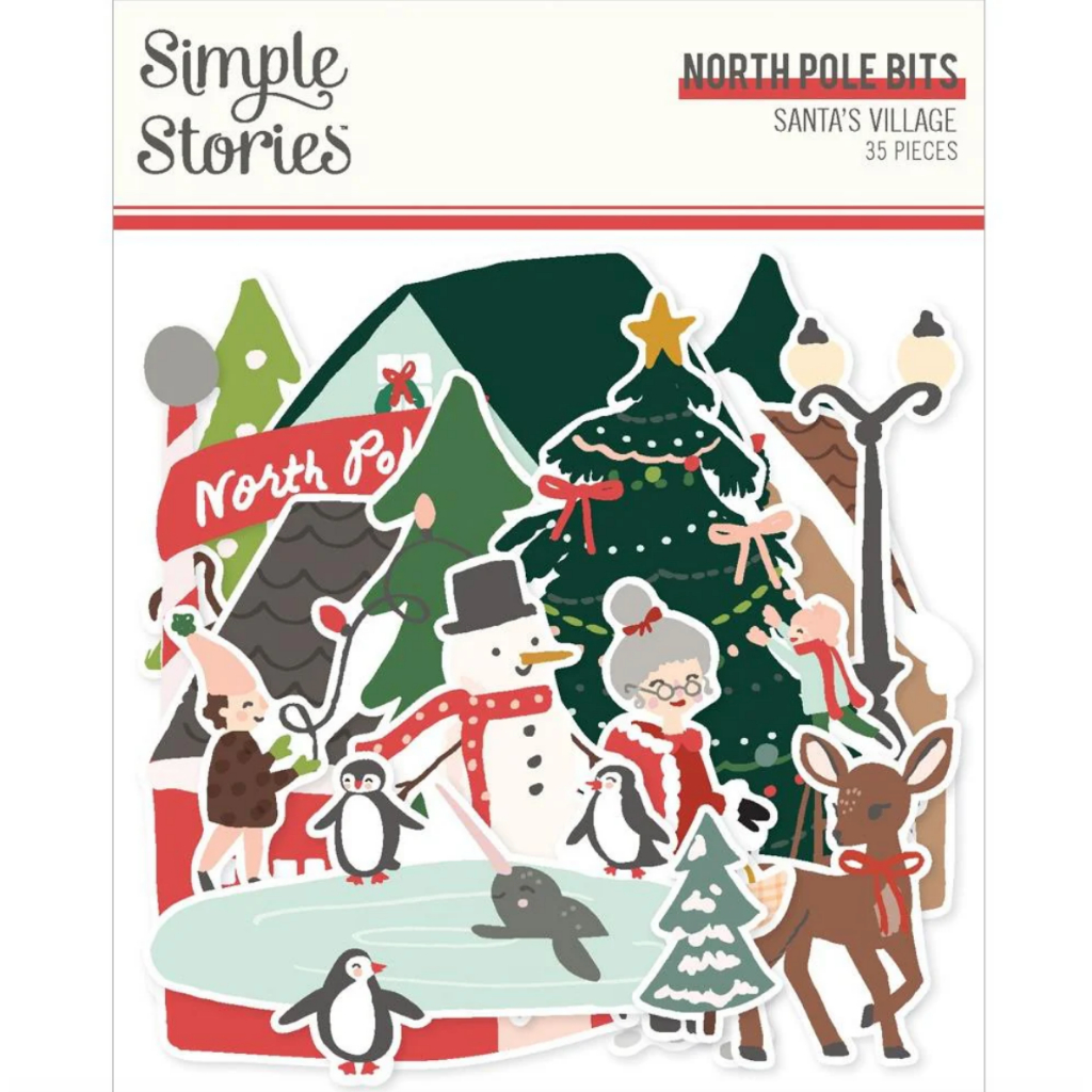 Simple Stories Santa's Village North Pole Bits And Pieces