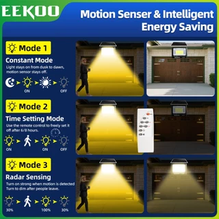 EEKOO【ซื้อ1แถม1】ไฟโซล่าเซลล์ 80000W โซล่าเซลล์ ไฟสปอร์ตไลท์ warm light ไฟโซล่าเซลล์สว่างทั้งคืน