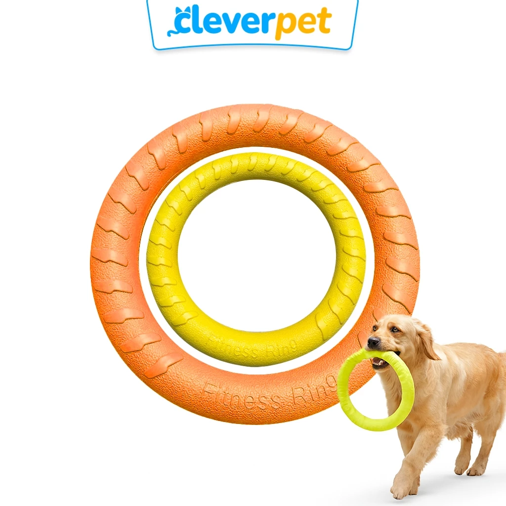 [ส่งฟรี🇹🇭] CleverPet ของเล่นสุนัข ห่วงยางกัดสุนัข ไซส์จัมโบ้ ช่วยขัดฟัน ของเล่นหมา Ring Dog Toy