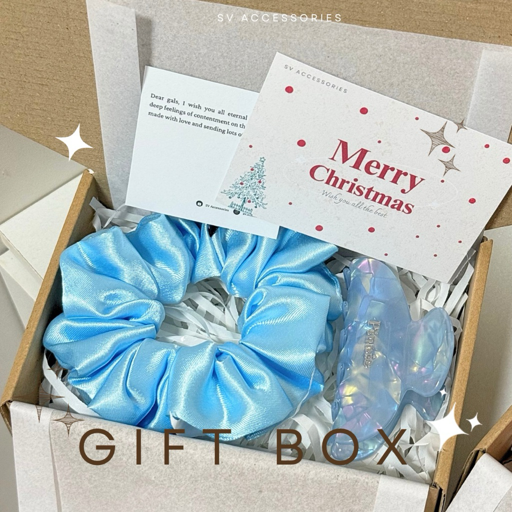 Gift Box 🎁 ของขวัญสุดน่ารัก🫶🏻 ✨ กิ๊บติดชื่อ+ยางรัดผม เซทของขวัญสุดน่ารักวันสำคัญ✨