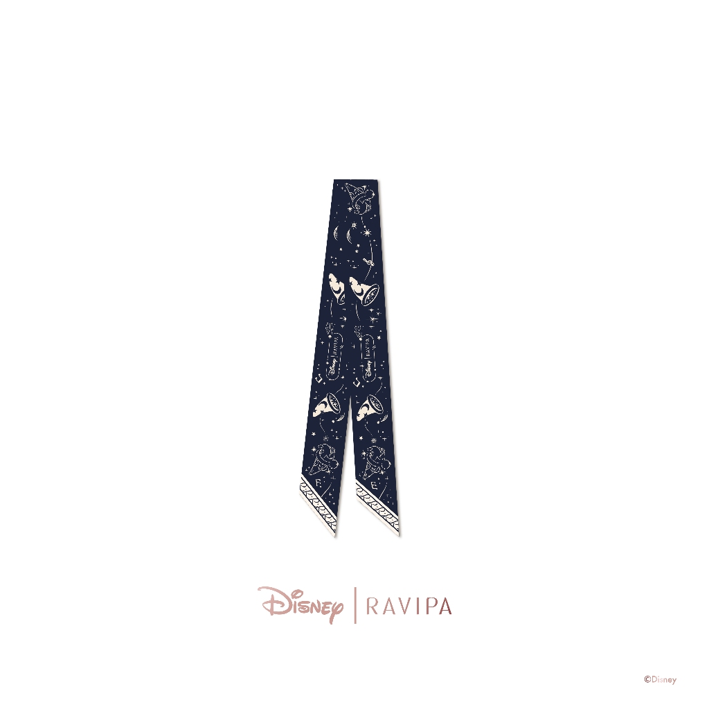 Ravipa | Mickey Fantasia Twilly - ผ้าพันคอและผ้าผูกอเนกประสงค์