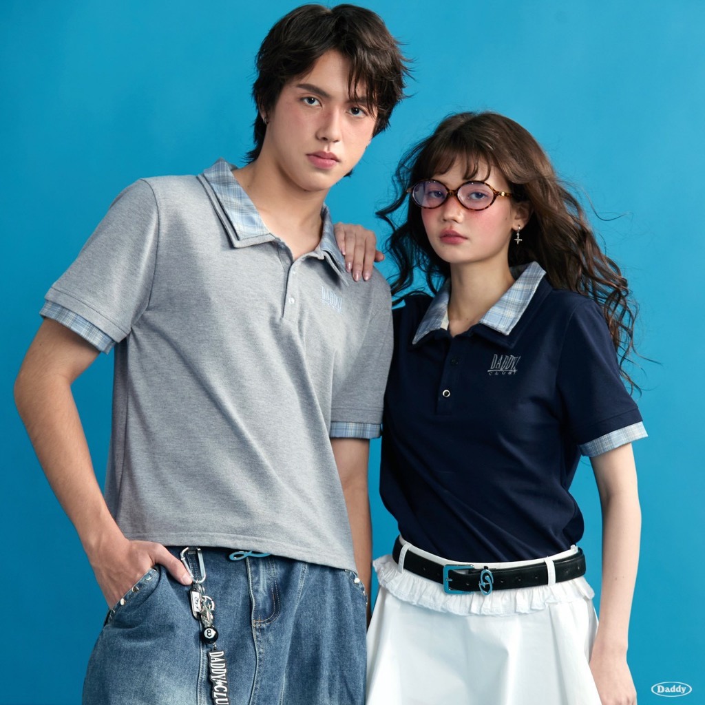 DADDYCLUB | Preppy Top เสื้อยืดโปโล สุดน่ารัก