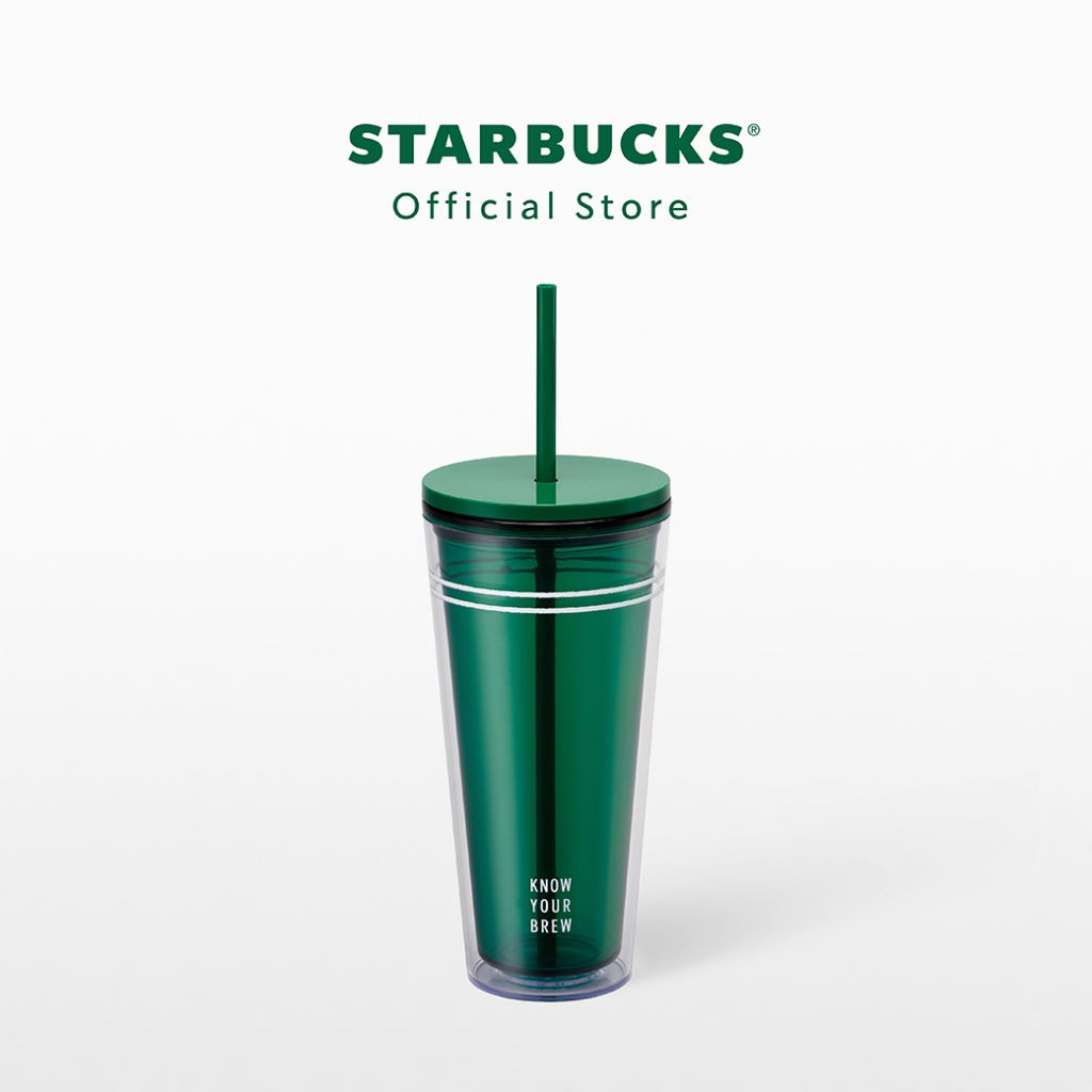 Starbucks Connected In Green Cold Cup 20oz. ทัมเบลอร์สตาร์บัคส์พลาสติก ขนาด 20ออนซ์ A11170016