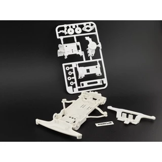 โครง SFM PJD คาร์บอน และ สีขาว PA-GF เหนียวทน งานเทียบ - Reinforced Super FM Chassis Set (Project D)