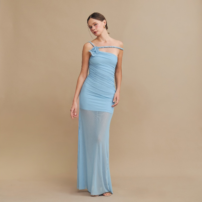 Missright - Petalia Dress เดรสไหล่เฉียง (พร้อมส่ง) - รูปที่ 3