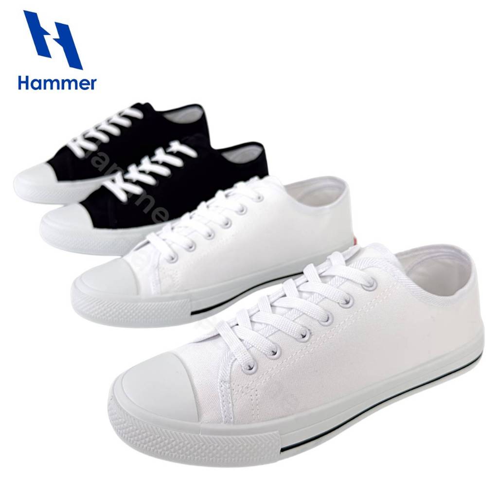 Hammer รองเท้าผ้าใบ รองเท้าลำลอง แบบผูกเชือก V-003