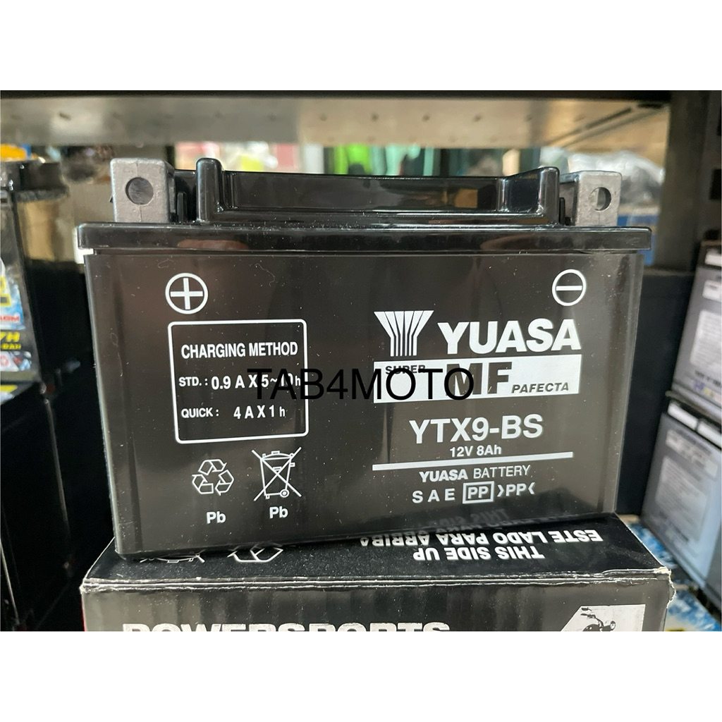 แบตเตอรี่ YUASA YTX9-BS