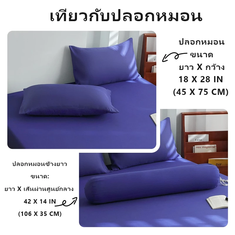 ผ้าปูที่นอน ผ้าปูที่นอน6ฟุต 5ฟุต 3.5 ฟุต ชุดเครื่องนอน ชุดผ้าปูที่นอน ชุดเครืองนอนครบชุด ปลอกหมอน thumbnail 9