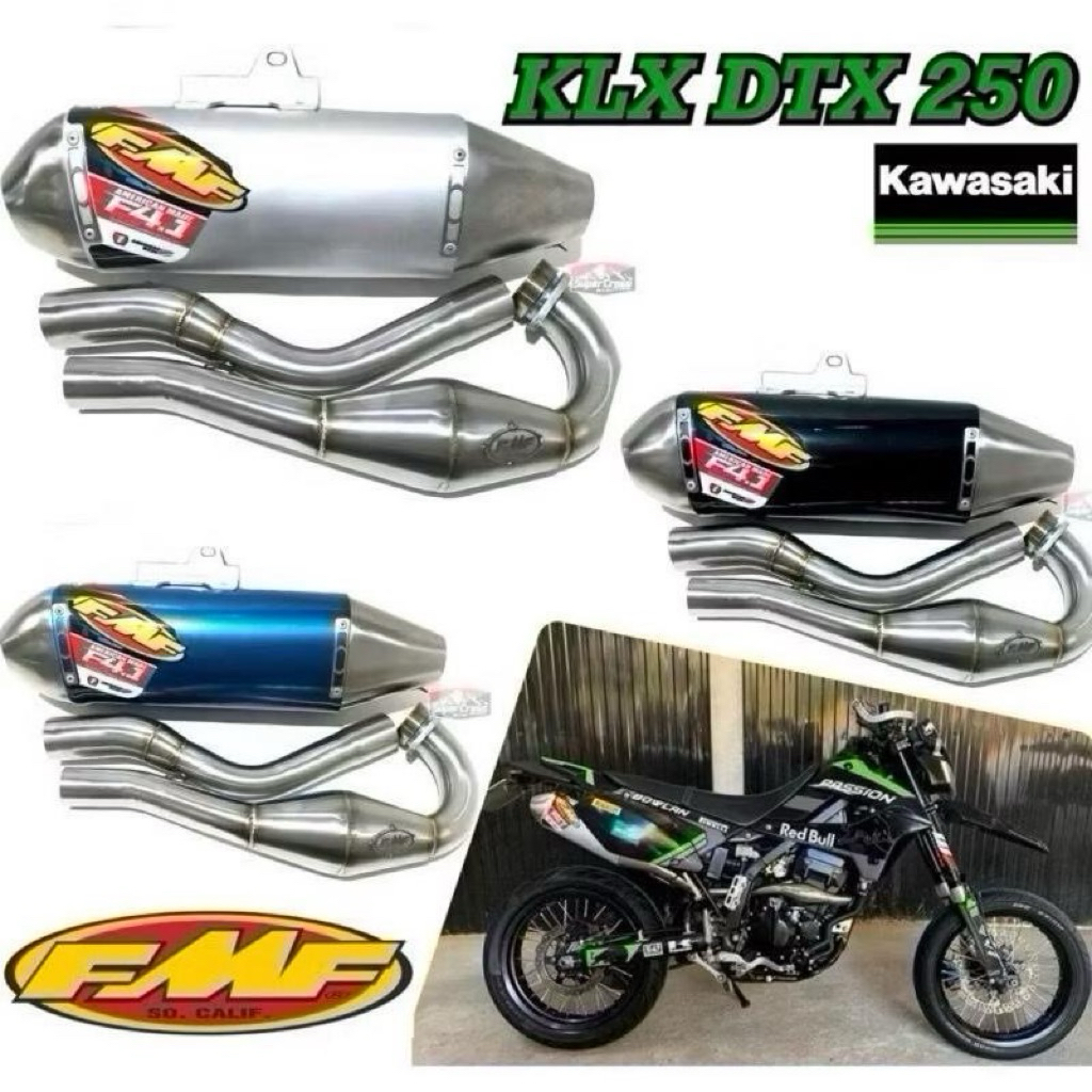ท่อแต่ง KLX DTX 250 / FMF 4.1 (พร้อมส่งในไทย)