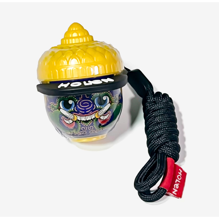 ซื้อยาดมพร้อมสายคล้อง!! HOLEN Herbal Inhaler with Cap Strap ยาดม HOLEN กลิ่นดอกบัว พร้อมสายคล้องคอสีดำ