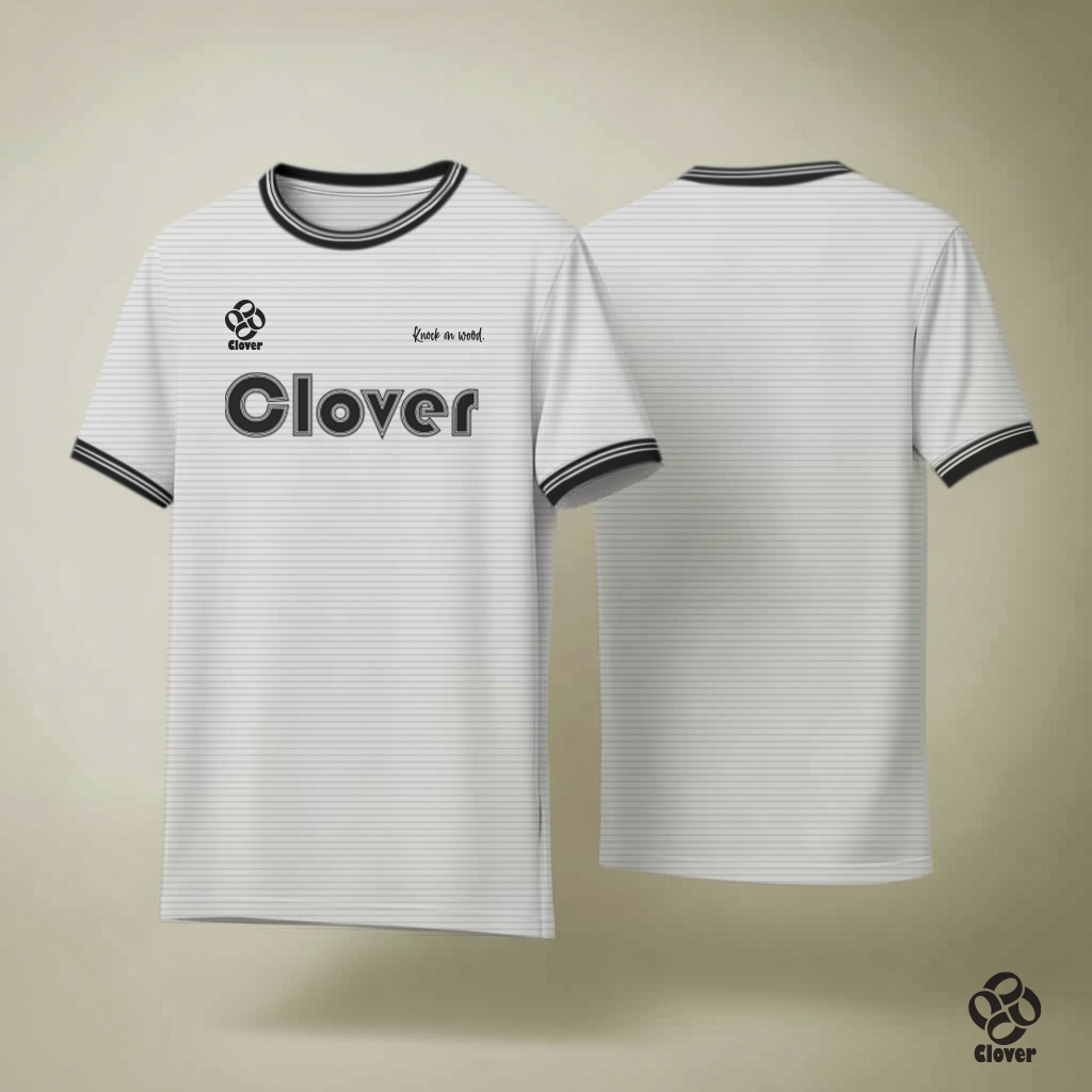 Clover Classic เสื้อกีฬา Unisex ผ้า Micro polyester 100% แห้งไว ระบายอากาศดี
