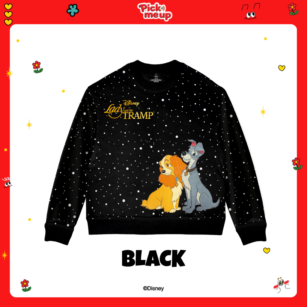 Pick Me Up เสื้อสเวตเตอร์พิมพ์ลาย Lady And The Tramp ลิขสิทธิ์ Disney - รูปที่ 3