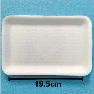 โฟม SB 303 แพคละ 100 ชิ้น ถาด ขนาด 13x19.5x1.5 cm.