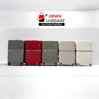[แบรนด์แท้ มีศูนย์บริการ] DENPA Luggagae กระเป๋าเดินทาง รุ่น Aluminum ระบบล็อค TSA วัสดุ PC 100%