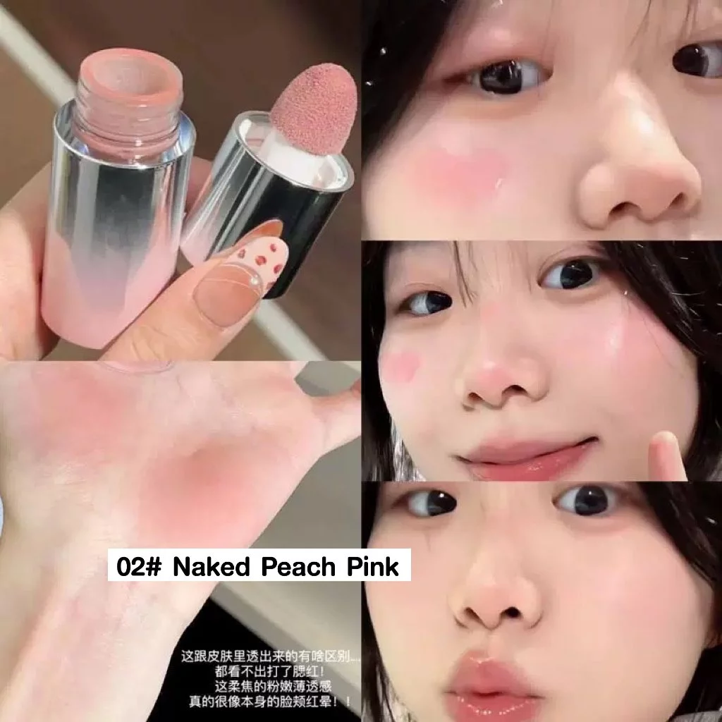 HERORANGE Liquid Blush Stick หัวฟองน้ำ กันน้ำ ติดทน thumbnail 6
