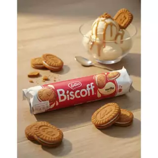 Lotus Sandwich Biscuit แซนวิชคุ้กกี้ ขนาด 110g มี ทั้งหมด 11 ชิ้น มี 3 รสชาติ
