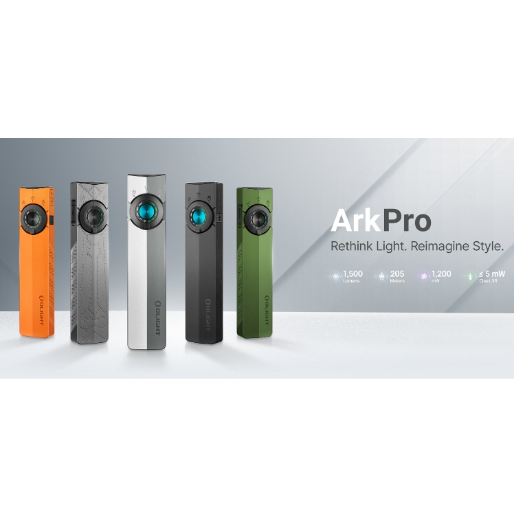 [New I Preorder] Olight ArkPro "ฟฉายพกพา 4แสงในตัวเดียว ชาร์ทได้ 2 ระบบ USB-C / MCC แม่เหล็ก