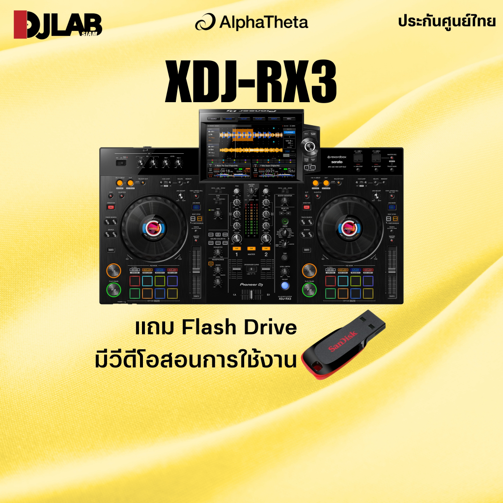 Pioneer DJ XDJ-RX3  2-channel performance All in one DJ for Serato and Rekordbox