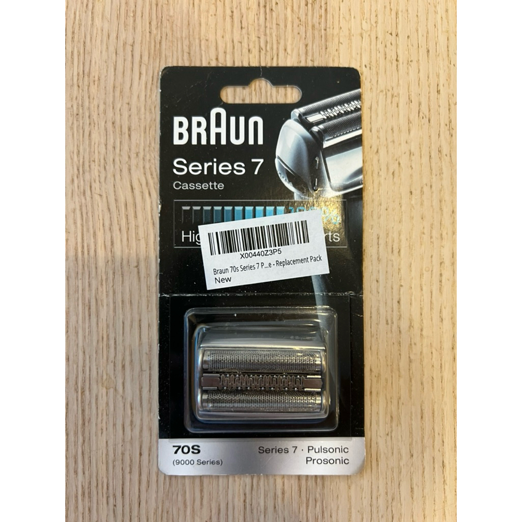 Braun 70S Replacement Foil and Cutter Cassette, For Series 7 and Pulsonic Shavers, Genuine – Made in Germany (New)