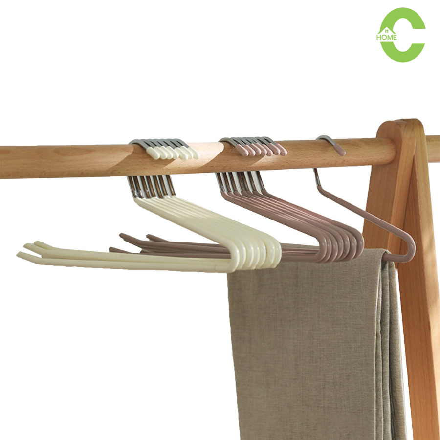 ไม้แขวนกางเกงรูปทรงห่าน ไม้แขวนกางเกงสแตนเลส hanger แข็งแรง จัดเก็บสะดวก Simple Living
