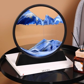 ของแต่งบ้าน นาฬิกาทราย 3 มิติ ภาพวาดทรายไหล ทรงกลม นาฬิกาทรา…