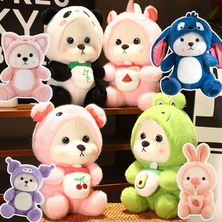 ตุ๊กตาหมู ของเล่นตุ๊กตา หมอนตุ๊กตานุ่ม รูปการ์ตูนหมูชาไข่มุกน่ารัก ของขวัญวันเกิด ของเล่นสําหรับเด็ก 25 ซม