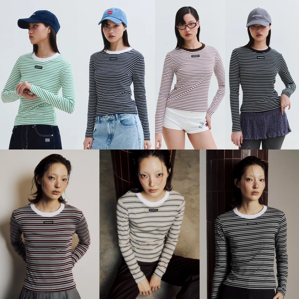maison KEEPS | Loly Long Sleeve Top | เสื้อแขนยาว ลายทาง