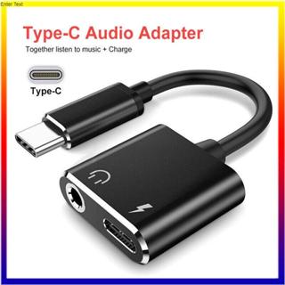 หางหนู Type C to Audio 3.5 + USB C แปลงชาร์จและต่อหูฟัง 3.5 …
