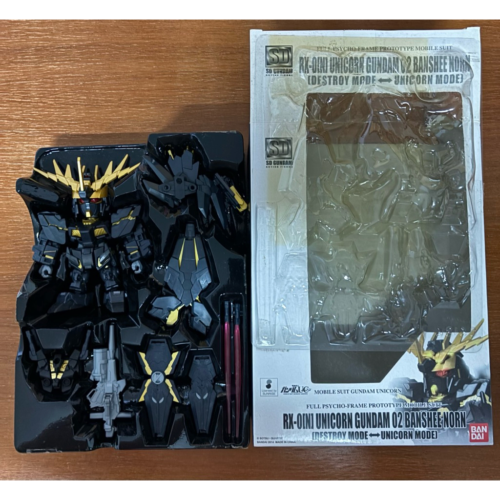 [มือสอง อ่านรายละเอียดก่อน]bandai SD UNICORN GUNDAM 02 BANSHEE [DESTROY MODE UNICORN MODE][SD ARCHIV