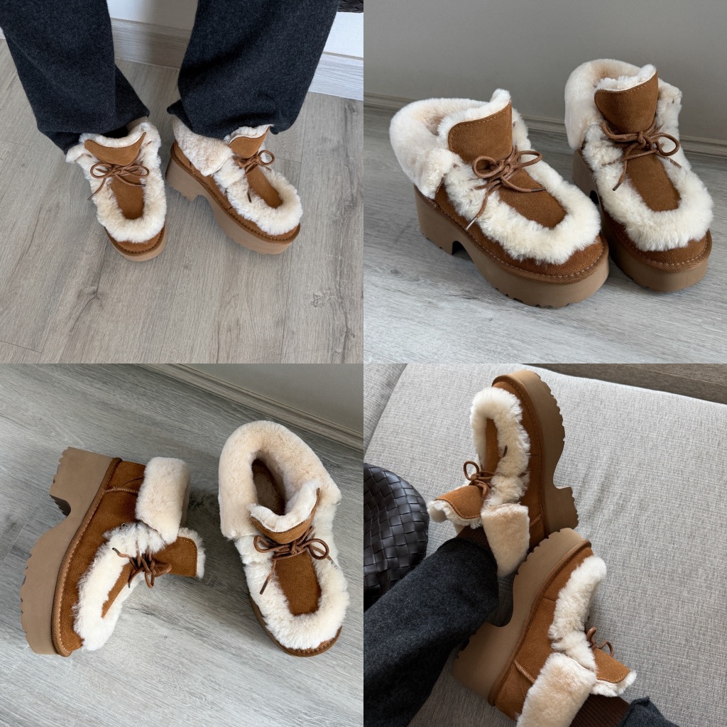 [พร้อมส่ง] WEAR.SOUL #S668- Platform Furline Boot รองเท้าบูท รองเท้าเดินหิมะ