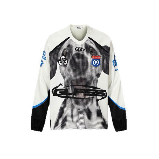 [ส่งด่วน📦] Somethingstreet : Dog jersey เสื้อแขนยาว โอเวอร์ไซส์