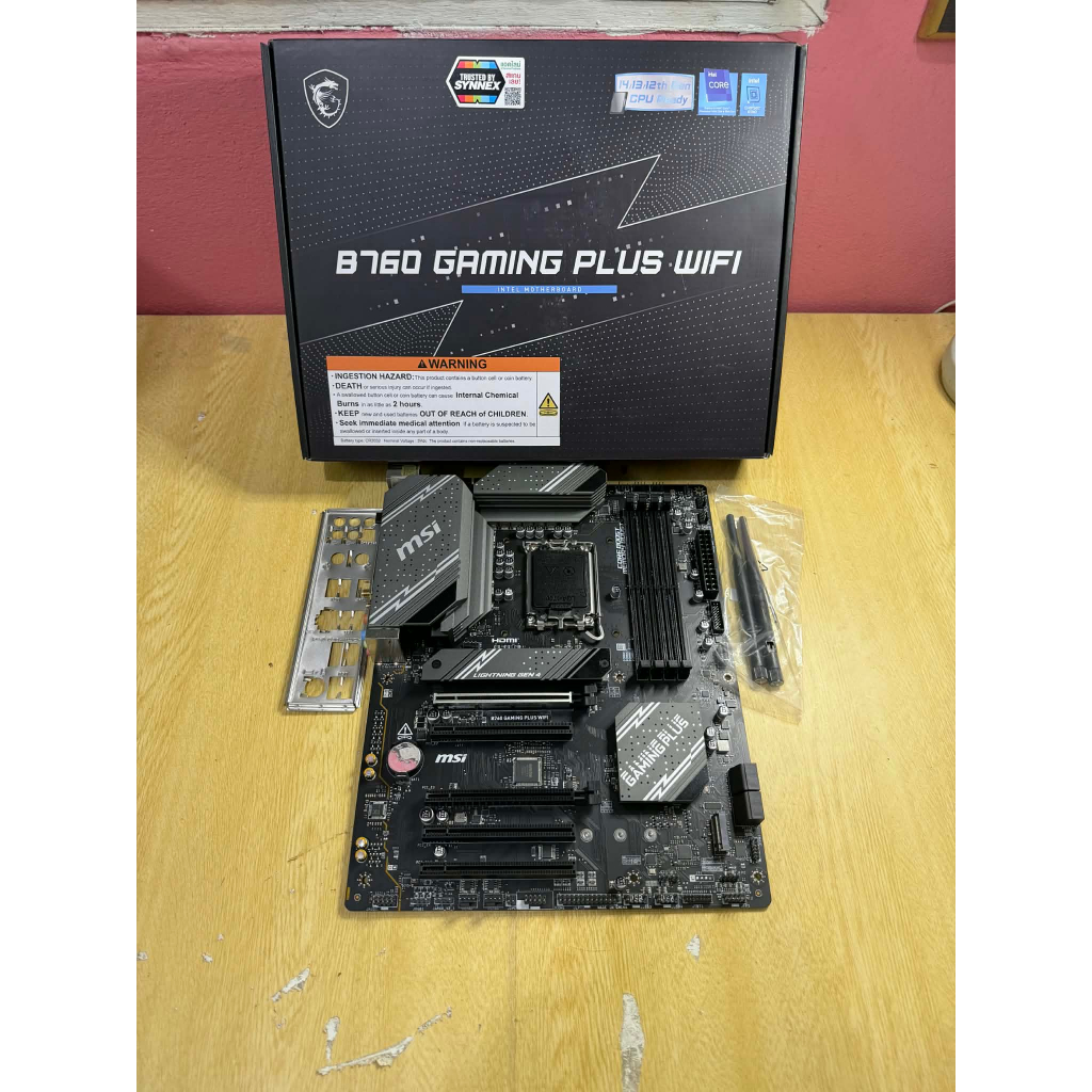 ขายMBมือสอง MSI B760 GAMING PLUS WIFI DDR5 LGA1700