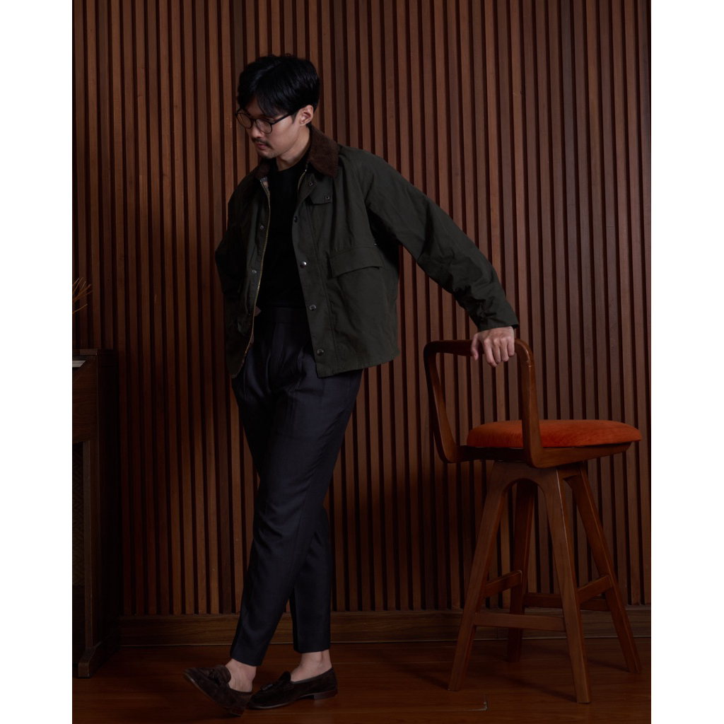 [Code20%ทักแชท] The Glenfield Jacket Cotton Wax Washed เสื้อแจ็คเก็ตผ้าแว็กซ์ สไตล์อังกฤษ พร้อมซับในลาย Paisley Heritage