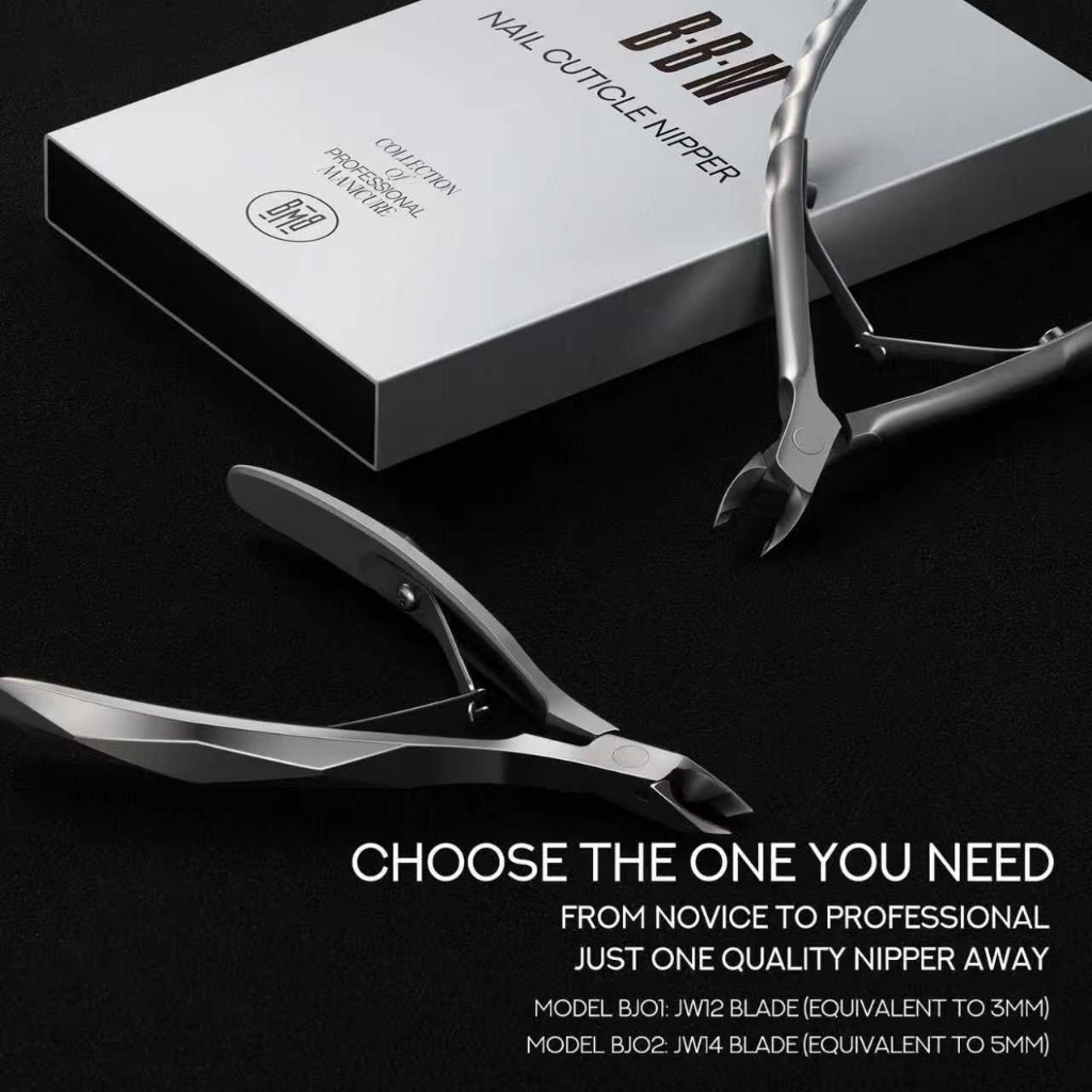 กรรไกรตัดหนัง BBM 2ตัวเลือก ลับคมพร้อมใช้ Stainless steel 420 cuticle nipper ตัดหนังรอบเล็บ