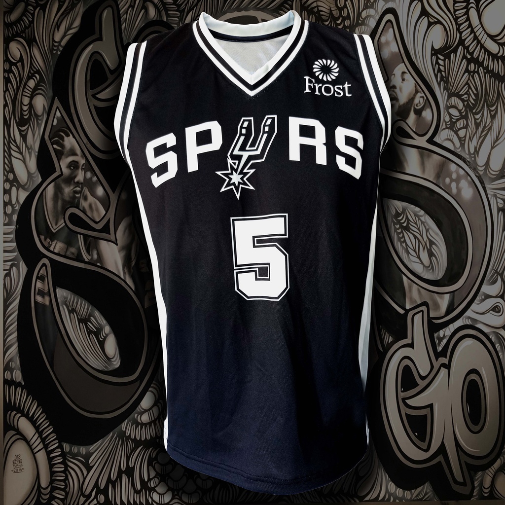 เสื้อบาสเกตบอล ทีม ซานแอนโตนิโอ สเปอรส์ รุ่น Icon ไซส์ S-5XL #BK0035