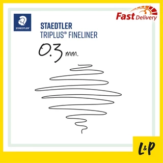 Staedtler ปากกาหัวเข็ม สเต็ดเลอร์ ไตรพลัส 334 No.334-SB10 ชุด 10 สี Staedtler รุ่น Triplus Fineliner 334-SB10