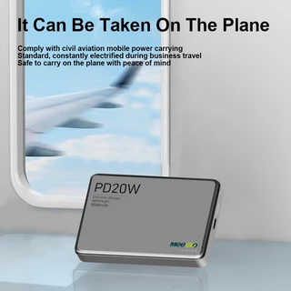 MEEGOO Magnetic Powerbank 10000mAh PD20W ชาร์จเร็วไร้สาย สำหรับ iPhone 15/16/17 Pro Max พกพาได้ สายการบินรับรอง