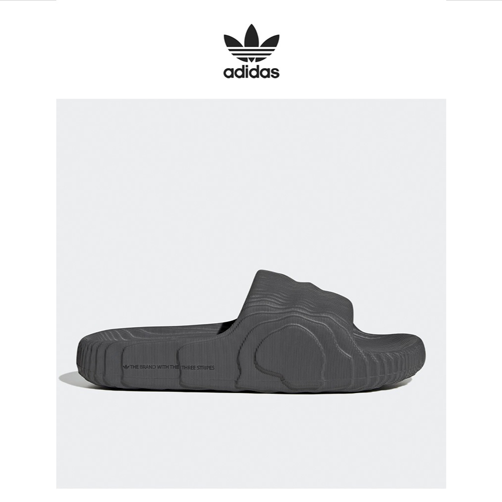 adidas ไลฟ์สไตล์ รองเท้าแตะ Island Club Adilette 22 Unisex สีเทา HP6522