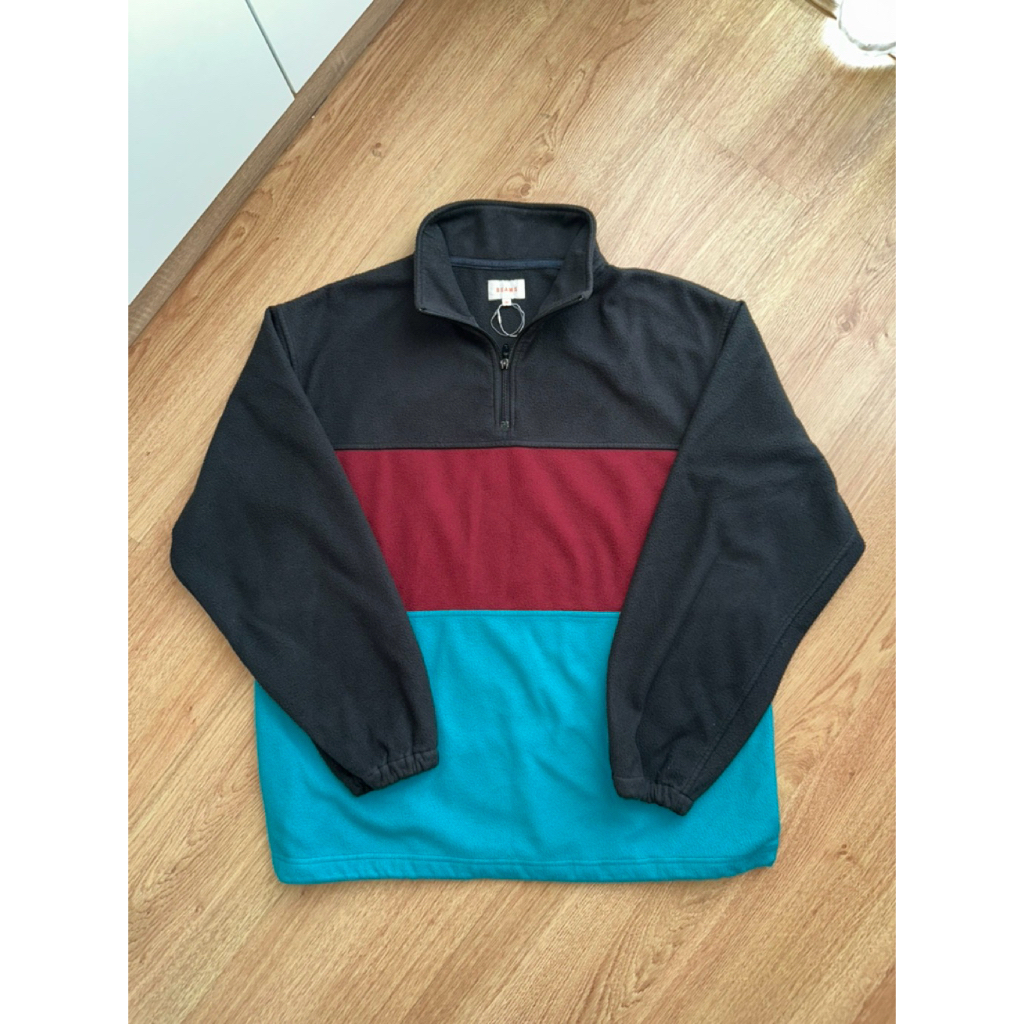 เสื้อกันหนาว Beams Half Zip Sweatshirt