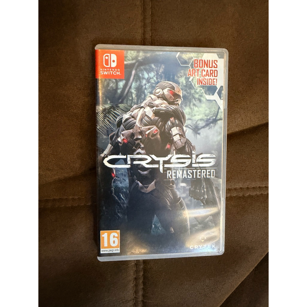 Crysis Remastered แผ่นเกมส์ Nintendo Switch สภาพใหม่กริ้บ ขอส่งต่อครับเล่นจบแล้ว