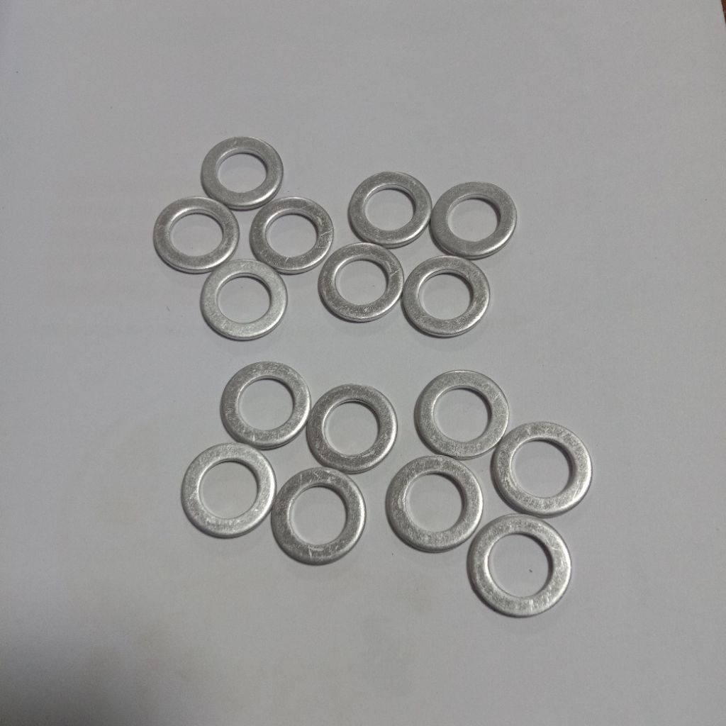 แหวนรองอลูมิเนียมฝาสูบ 4วาล์ว ความหนา2มิล หนึ่งชุดมี 4 ตัว ขายเฉพาะแหวน