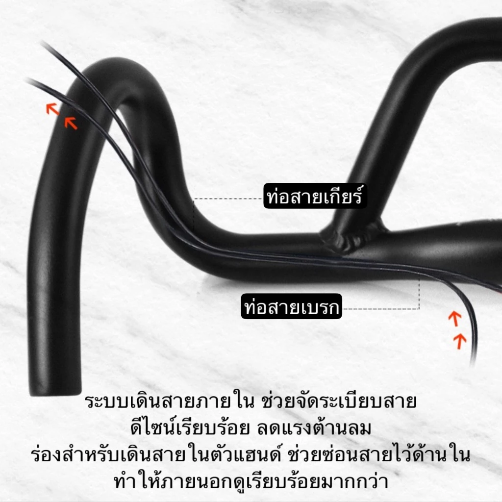 แฮนด์หมอบพักมือ กราเวล-ทัวริ่ง มัลติฟังก์ชัน 31.8 มม. FMF-105-25 thumbnail 6