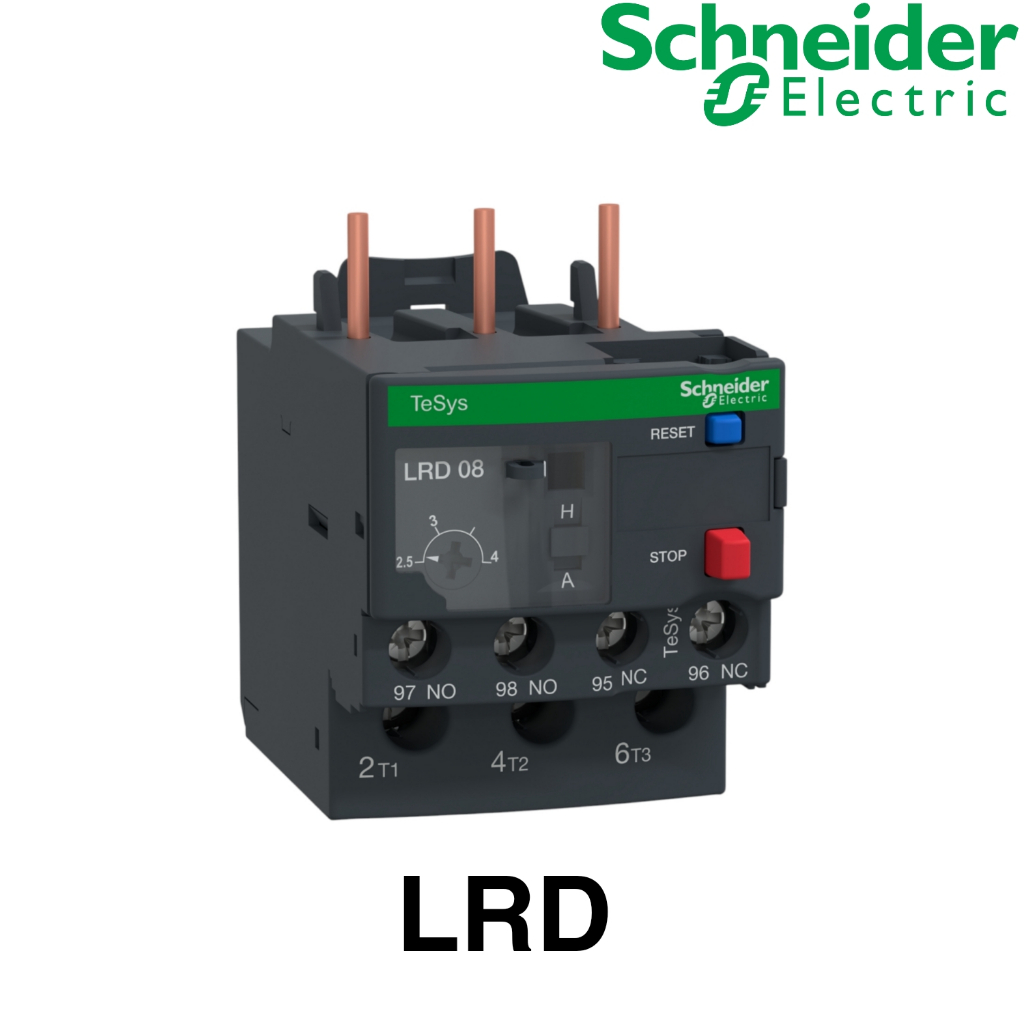 Schneider LRD TeSys รีเลย์โอเวอร์โหลด LRD06 LRD07 LRD08 LRD10 LRD12 LRD14 LRD32 LRD35