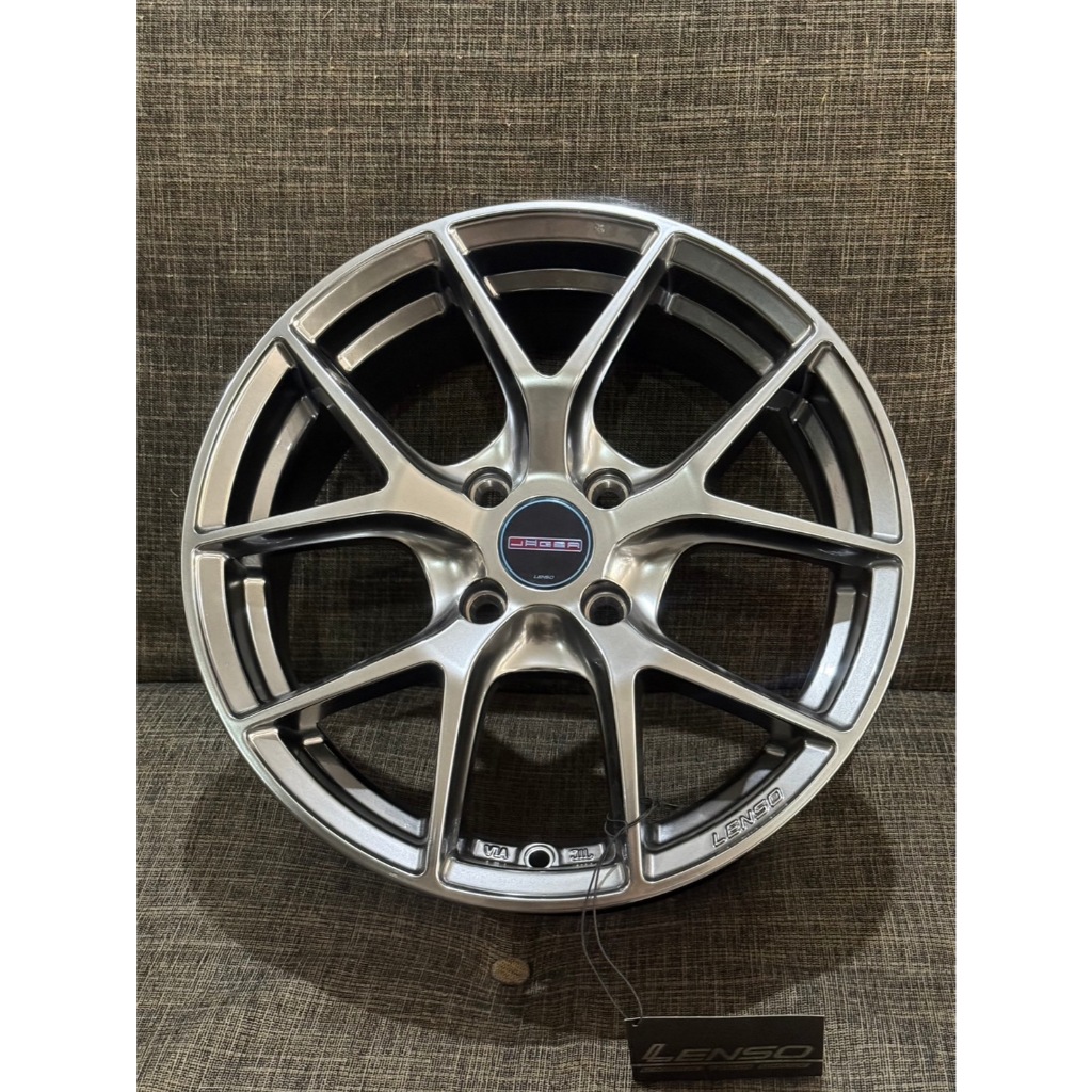ล้อแม็กรถเก๋ง Lenso ลาย jager dyna ขอบ15 กว้าง6.5 นิ้ว ออฟ+38 4รู100 สีHB ราคาต่อวง ล้อใหม่มือ1