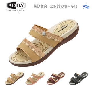 ADDA SoftSparkle 25M08-W1 – รองเท้าแตะแฟชั่นผู้หญิง 4 สี นุ่ม เบา ใส่สบายทุกก้าว ไซส์ 4-7 (36-40)